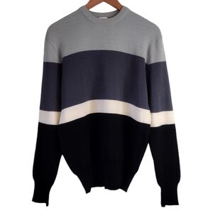 Bogner Women's Vintage 100% New Wool Pullover Long Sleeve Sweater Size XL